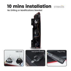 STRECOS rear housing and mounting points for fast bolt-on replacement