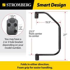 Stromberg Carlson close-up of foam grip showing non-slip cushioned comfort