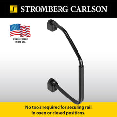 Stromberg Carlson AM-800 mounted on RV entry demonstrating improved stability