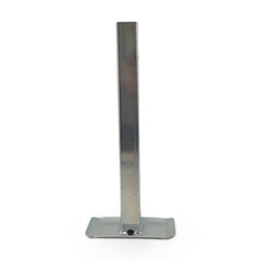 Sturdy Built close-up of zinc coating on drop foot for corrosion protection