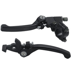 Stylemafia front view of black folding levers showing design and fit benefit