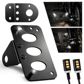 Suacopzar bracket front view showing compact profile and sleek finish benefits visibility