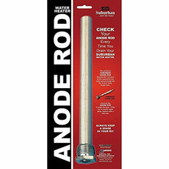 Suburban anode rod stainless core cross-section demonstrating durability benefit