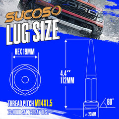 SUCOSO close-up of spike tip highlighting cold-forged detail and corrosion resistance