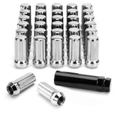 SUCOSO front view of 32-piece lug nut kit showing complete set and socket for easy replacement