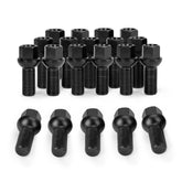 SUCOSO front view of 20PCS lug bolts showing complete set and packaging for convenience