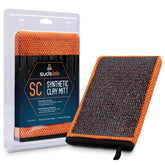 suds.lab clay mitt front view showing shape and surface for efficient cleaning