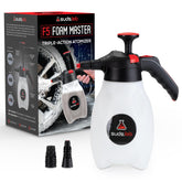 suds.lab front view showing full 70 oz tank and ergonomic handle benefit easy handling