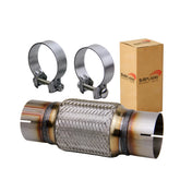 SUISFLXGRO front view showing pipe and clamps for quick fit
