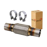 SUISFLXGRO front view of flex pipe showing fit and finish benefits