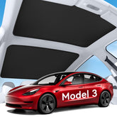 SUMK front view of product packaging showing fit for Tesla Model 3 and instant protection