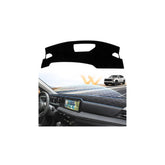 Sunsdrew front view of dash cover showing precise fit and clean lines