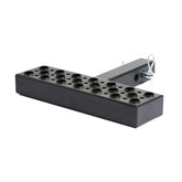 Sunshine Artisan front view showing sturdy step and 2 inch receiver fit for safer access