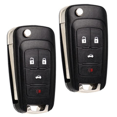 SUPALAND front view of flip key fob showing buttons and logo, easy replacement