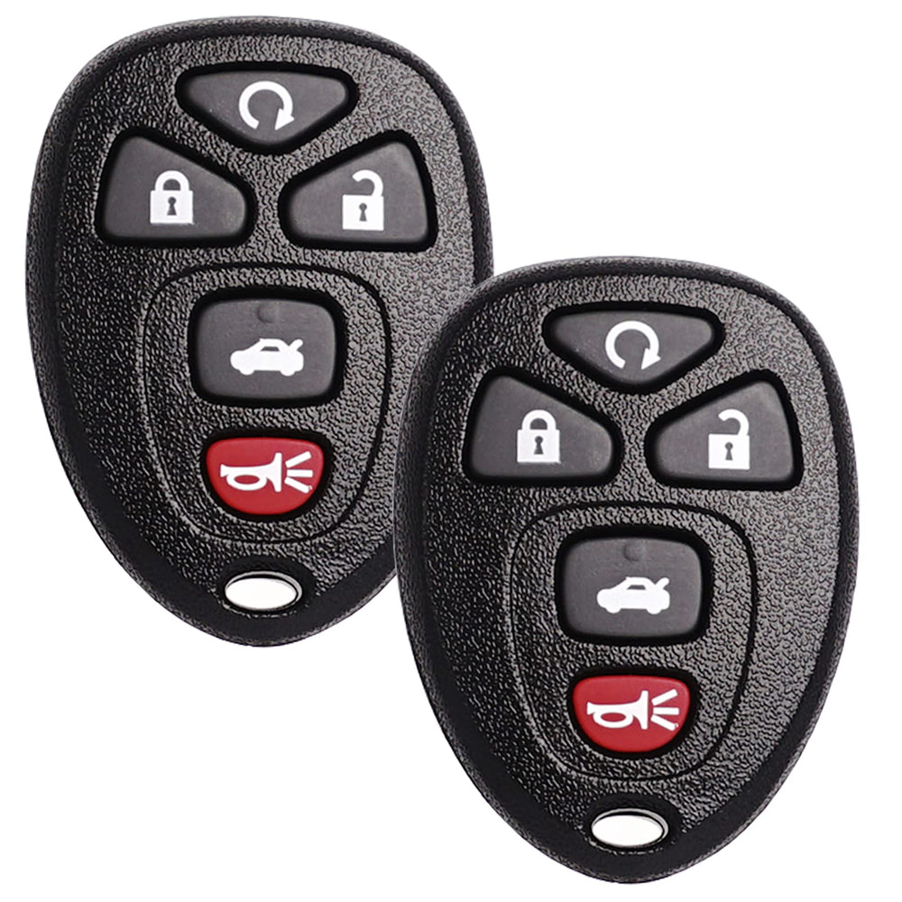 SUPALAND front view of key fob showing button layout and clear labeling benefit