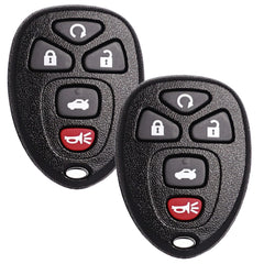 SUPALAND front view of key fob showing button layout and clear labeling benefit