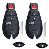 SUPALAND front view of both key fobs showing design and easy identification benefit