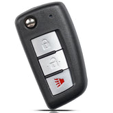 SUPALAND front view of flip key fob showing buttons and form factor for easy replacement