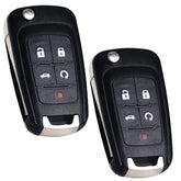 SUPALAND front view of replacement key fob showing button layout and ready-to-program convenience