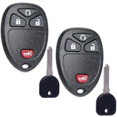 SUPALAND front view of replacement key fob showing buttons and fit, reliable replacement