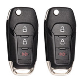 SUPALAND front view of key fob showing buttons and clean OEM-style design benefit: easy recognition