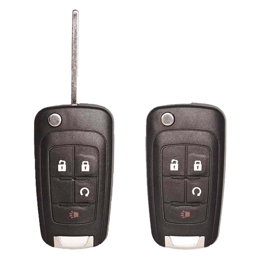 SUPALAND front view remote fob showing buttons and shape for easy replacement