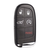 SUPALAND front view of key fob showing 5 buttons and exact OEM-style fit for easy replacement
