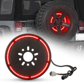 SUPAREE front view mounted on spare wheel showing improved brake visibility