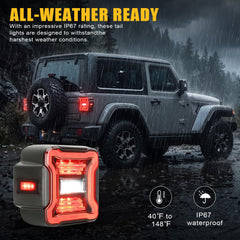 SUPAREE lit tail lights at night illustrating brighter LED visibility