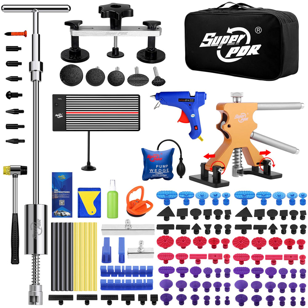 Super PDR front of kit organized tools showing complete set and portability benefit