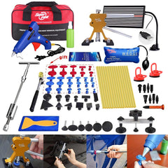 Super PDR kit overview showing all included tools for quick dent repairs