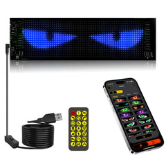 Super RGB front view LED windshield display bright animation benefit visibility