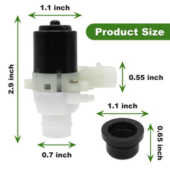 SuperDi pump electrical connector close-up demonstrating simple plug-in fit