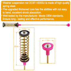 SupHomie suspension rods installed in Samsung washer stabilizing tub and reducing vibration