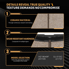 SUPLABEL D1737 backing plate close-up showing secure fit and durable construction