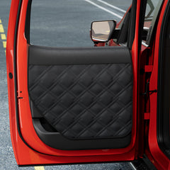 Surfcabin front panel showing full door coverage and durable protection