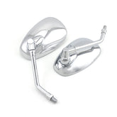 surpassme chrome front view mirror showing polished finish and improved visibility