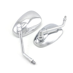 surpassme chrome front view mirror showing polished finish and improved visibility
