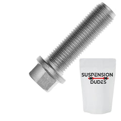 Suspension Dudes bushing close-up showing elastomer texture for long-lasting resilience