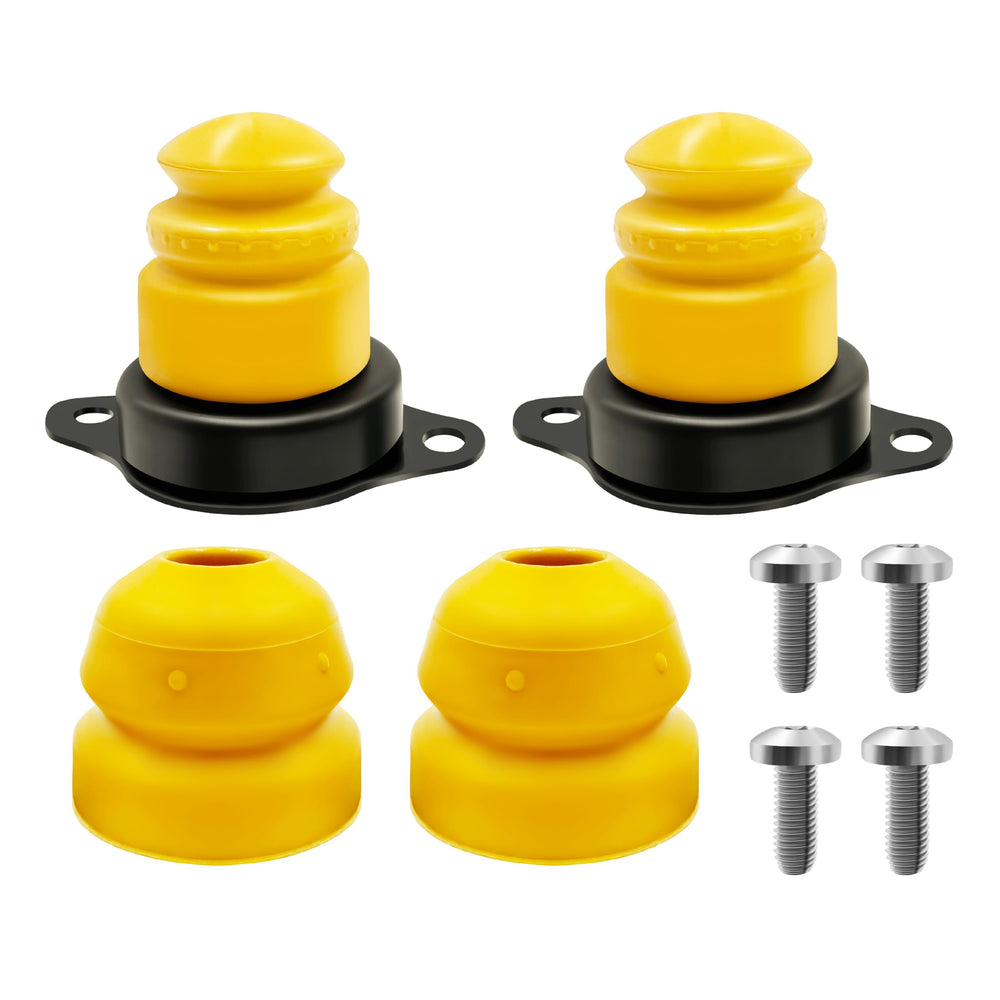 SUSUPACi front view of 4-piece bumper kit showing included screws for easy replacement