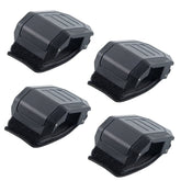 Seeutek front view of four clamps showing compact design and easy fit