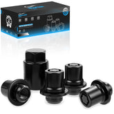 Svipxoxo front view of packaged wheel locks showing included key and set benefit