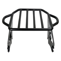 SWESGI front view of luggage rack showing compact profile and added cargo area