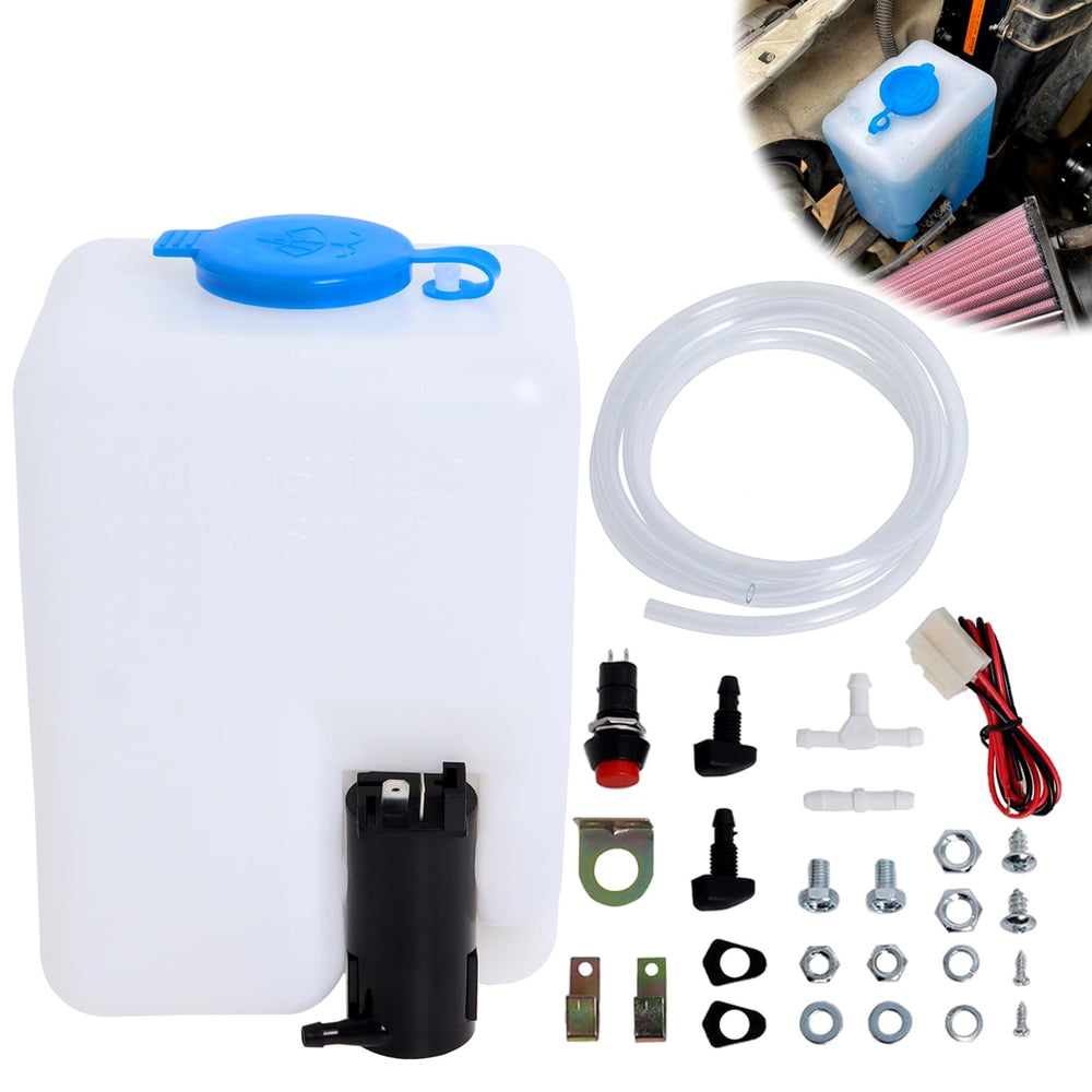 Swess front view of reservoir assembly showing complete kit and benefit of easy replacement