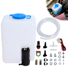 Swess front view of reservoir assembly showing complete kit and benefit of easy replacement