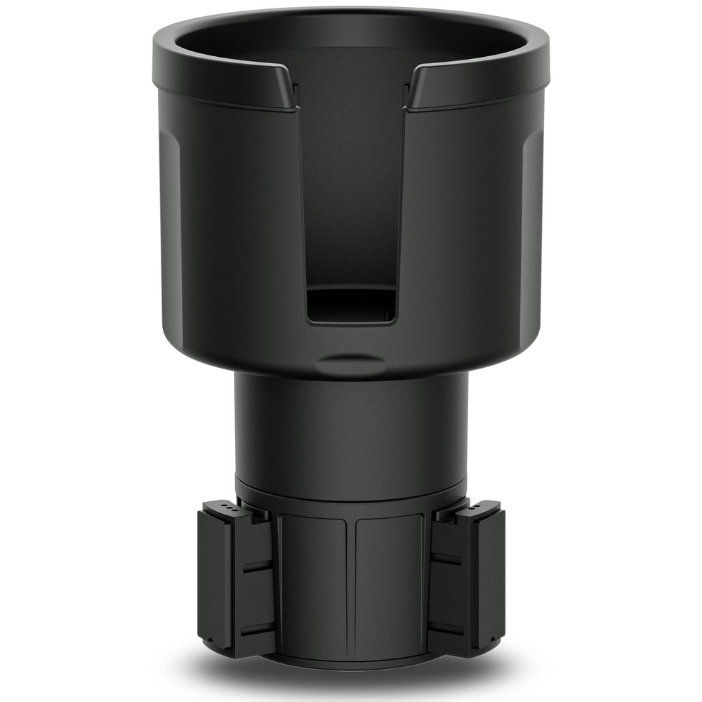 Swigzy front view holding Yeti tumbler for secure travel