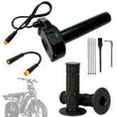 SWRXEarn full twist throttle front view showing compact ergonomic design and control