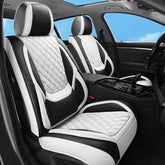 Sxikin front seats overview showing full two-tone upgrade and cohesive look