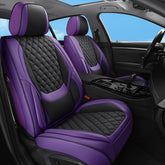 Sxikin front seats purple black view showing stylish protection