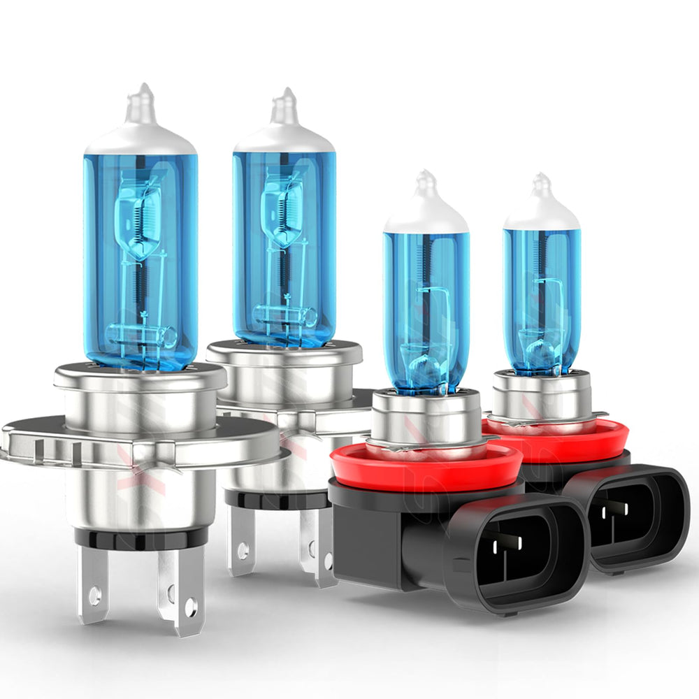 SYJIIP front packaging showing headlight bulbs and compatibility list for easy selection